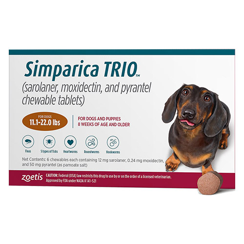 Buy Simparica TRIO for Dog Online at Discountpetcare.com